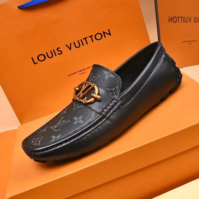 Louis Vuitton Horsebit 1955 Monogram Leather Loafers 4
