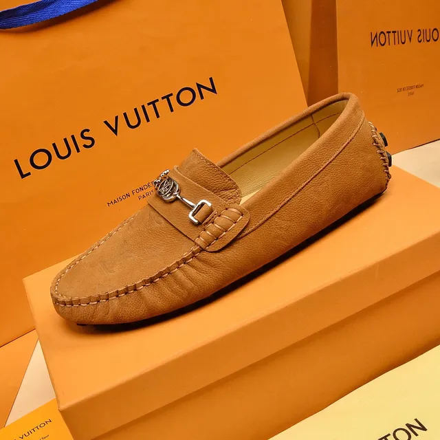 Louis Vuitton Horsebit 1955 Tan Leather Loafers 5