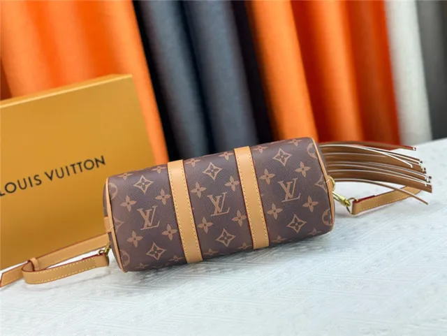 Louis Vuitton Keepall Noir Orange Monogram Canvas Silhouette Baril Sac Boston 15