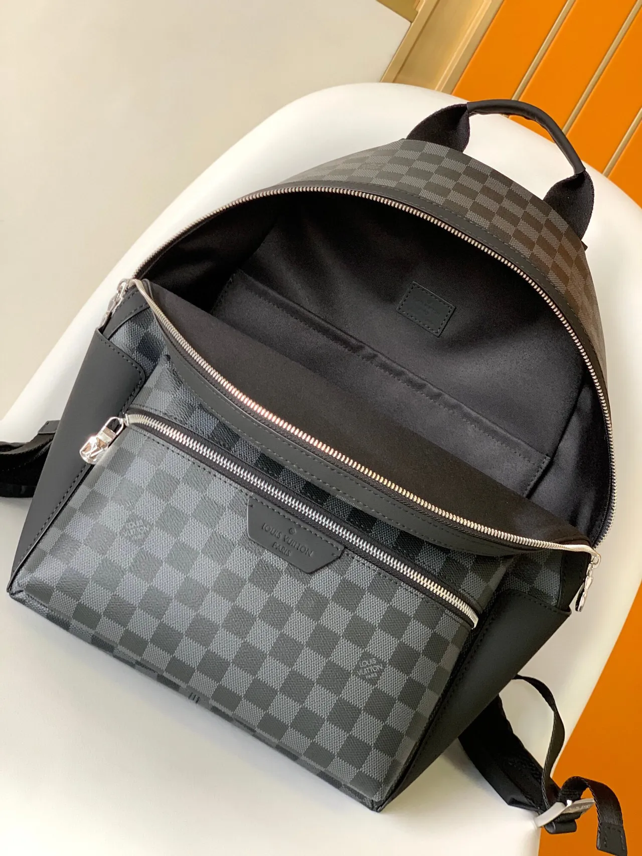 Louis Vuitton Keepall-Style Backpack Brown and Black Monogram Canvas Casual Backpack 2