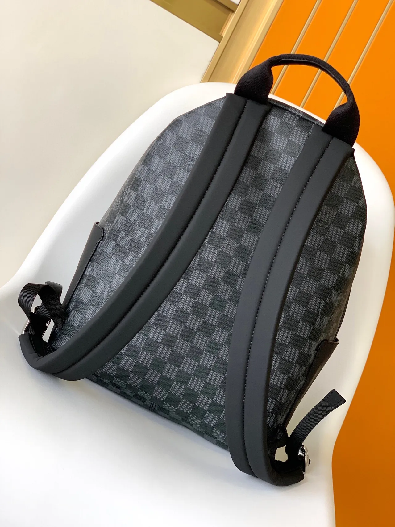 Louis Vuitton Keepall-Style Backpack Brown and Black Monogram Canvas Casual Backpack 3