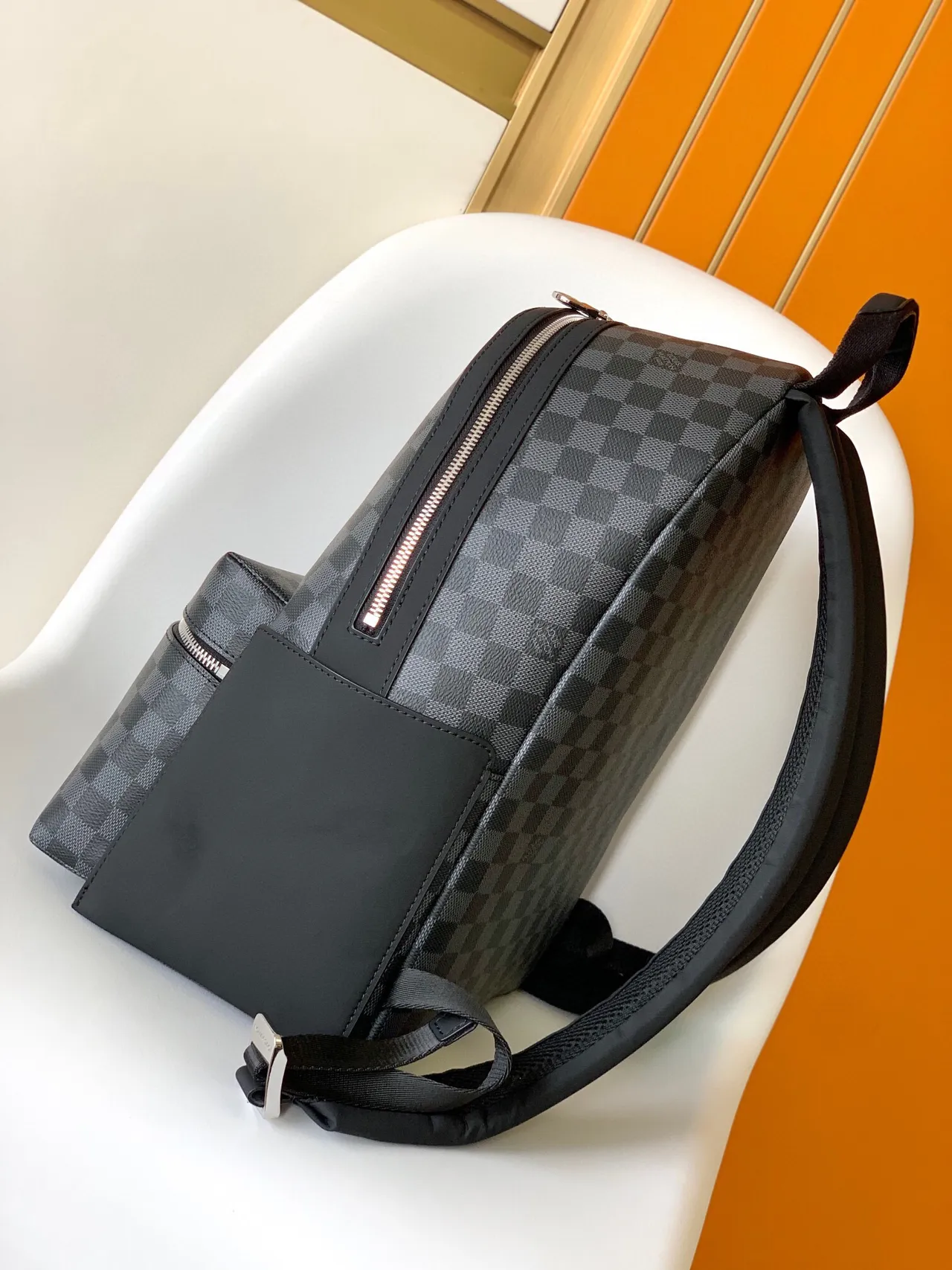 Louis Vuitton Keepall-Style Backpack Brown and Black Monogram Canvas Casual Backpack 4