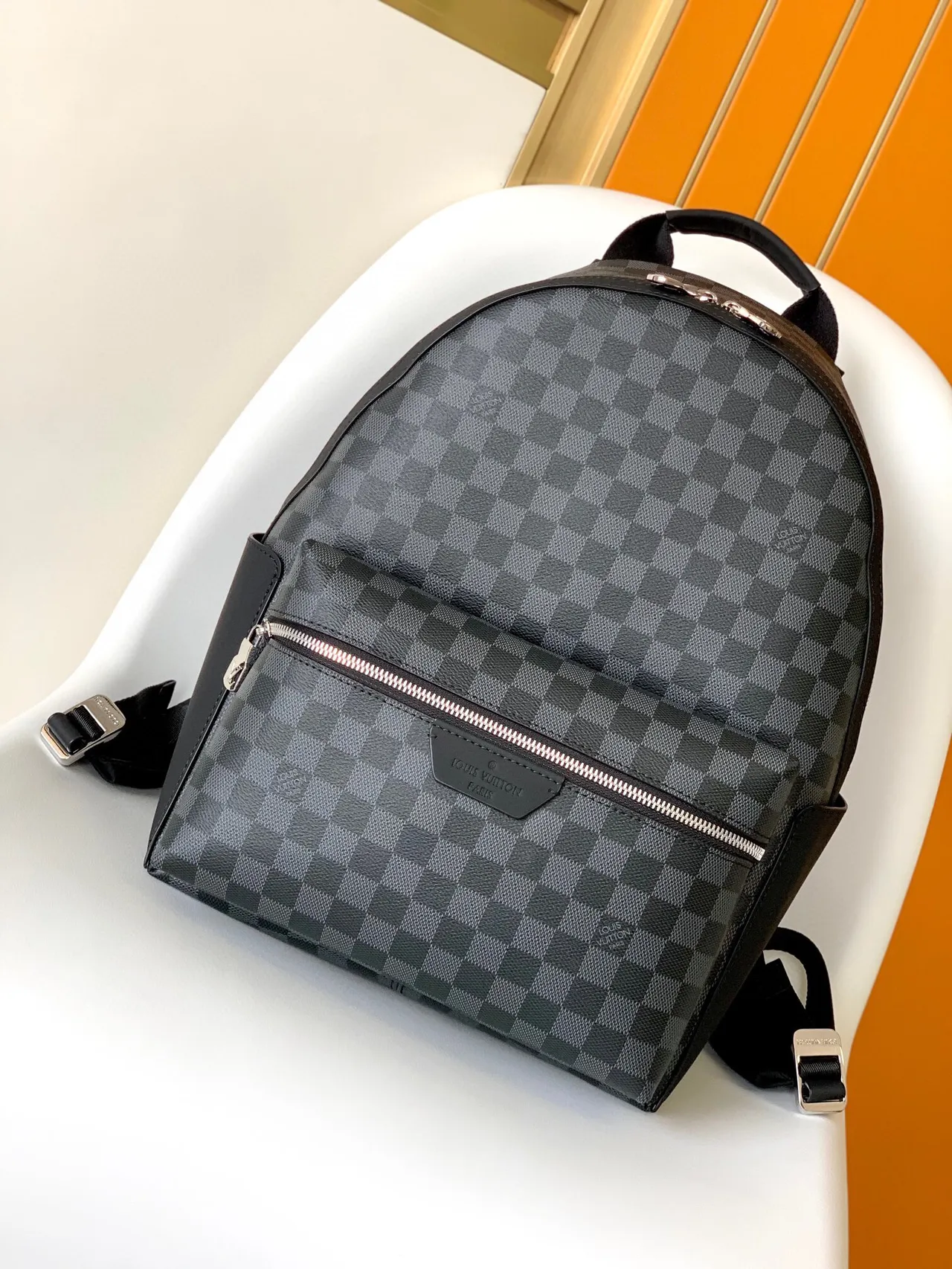 Louis Vuitton Keepall-Style Backpack Brown and Black Monogram Canvas Casual Backpack 5