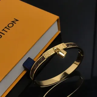 سوار لويس فتون Lockit مونوغرام كانفاس ذهبي مع قفل