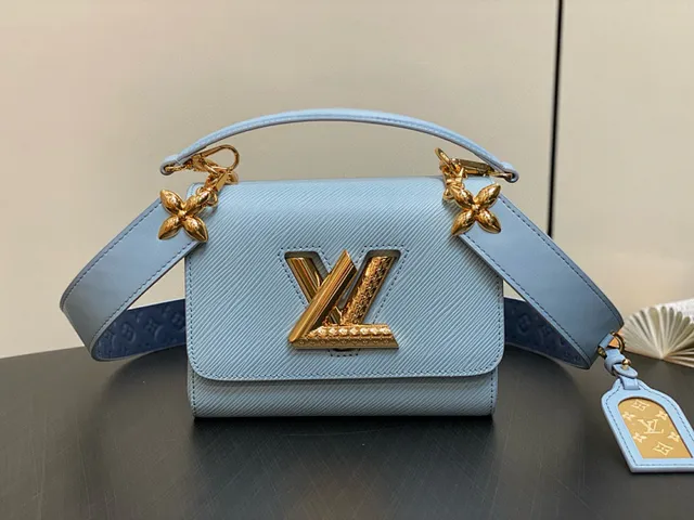 Louis Vuitton Locky BB Light Blue Epi Leather Structured Flap Handbag 2