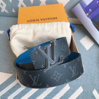Louis Vuitton LV Initiales Reversible Monogram Grained Leather Belt