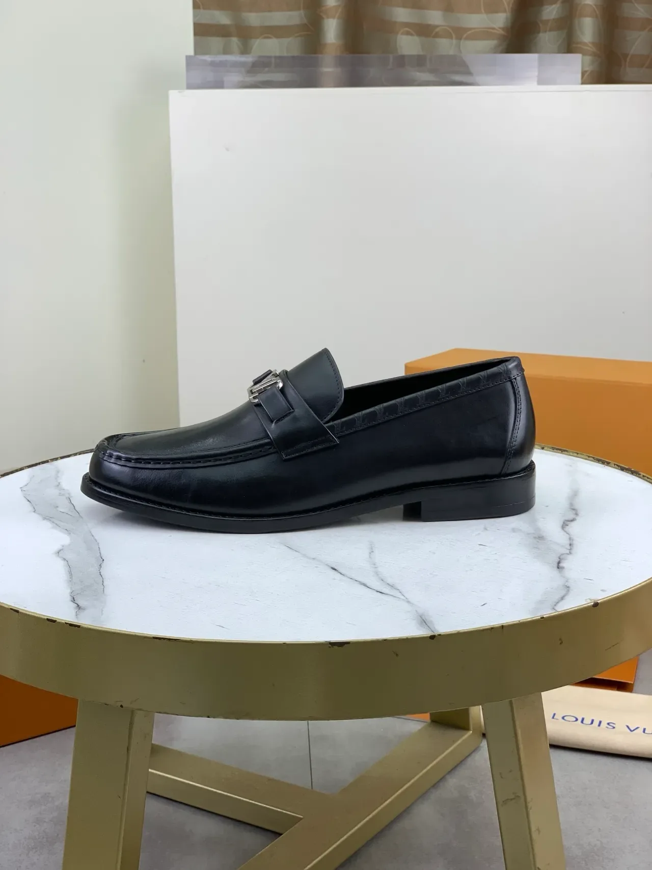 Louis Vuitton LV Loafer Black Polished Leather Loafers 5