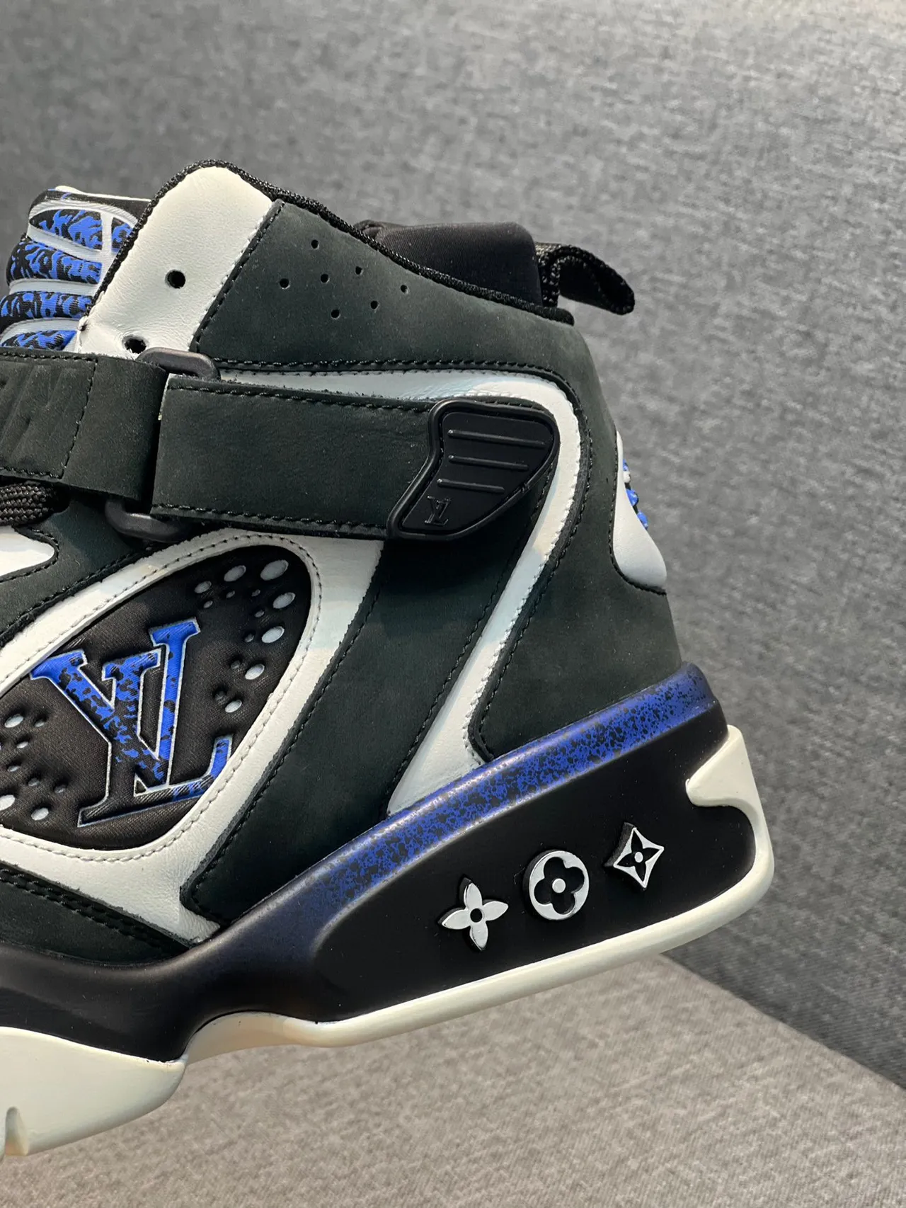 Louis Vuitton LV Trainer 2 Sneakers Black White Blue Lifestyle Sneakers 7