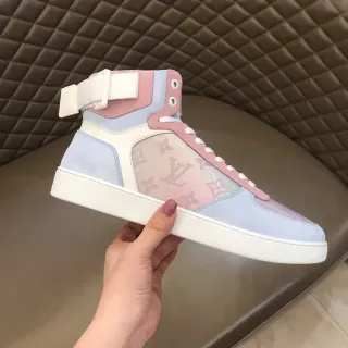 Louis Vuitton LV Trainer zapatillas lifestyle colorblock en tonos pastel de punta alta