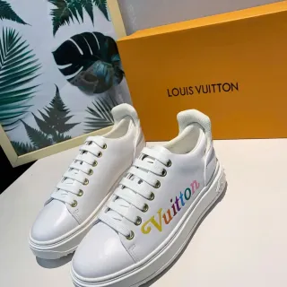 Louis Vuitton LV Trainer multicolores script blancas lifestyle zapatillas