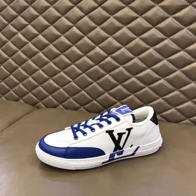 Louis Vuitton LV Trainer White and Blue Monogram Lifestyle Sneakers 5