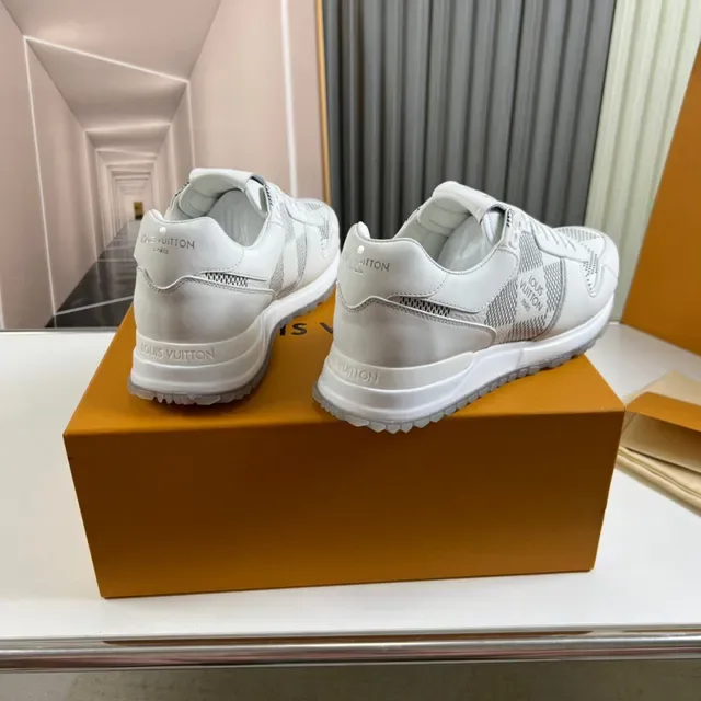 Louis Vuitton LV Trainer White Gray Low-Top Mixed-Material Lifestyle Sneakers 6