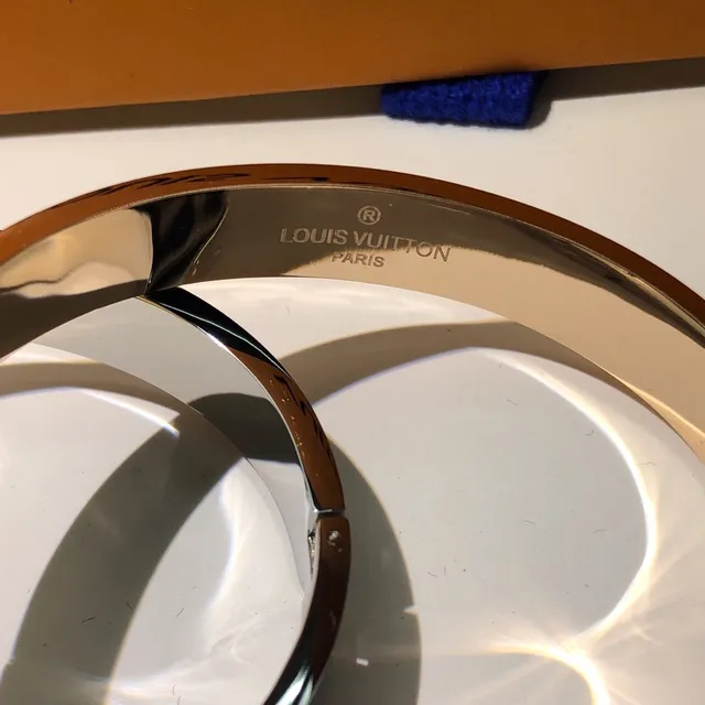 Louis Vuitton Monogram Bracelet Gold Silver Rose Gold Tone Bracelets 2