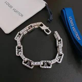 Louis Vuitton Monogram Chain Bracelet Silver-Tone Bracelet