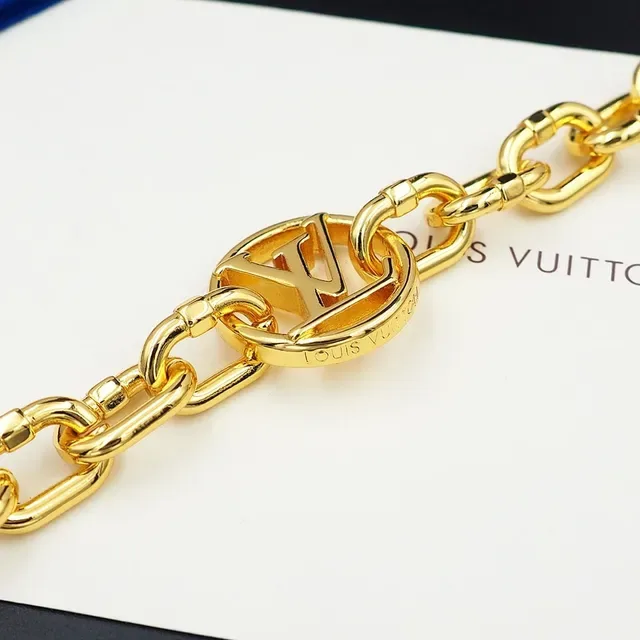 Louis Vuitton Monogram Chain Gold-Tone Bracelet 2
