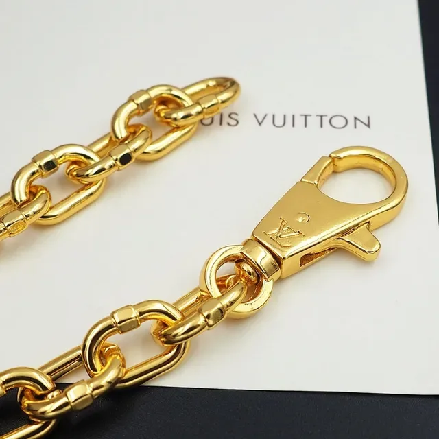 Louis Vuitton Monogram Chain Gold-Tone Bracelet 4