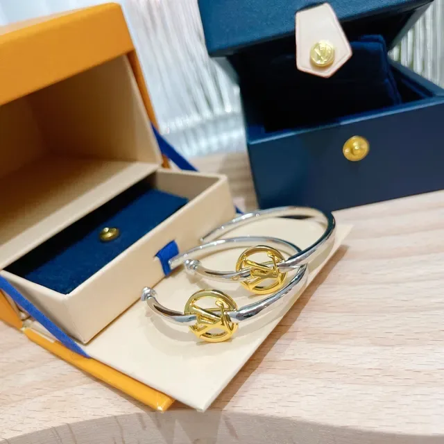 Louis Vuitton Monogram Charm Hoop Earrings 7