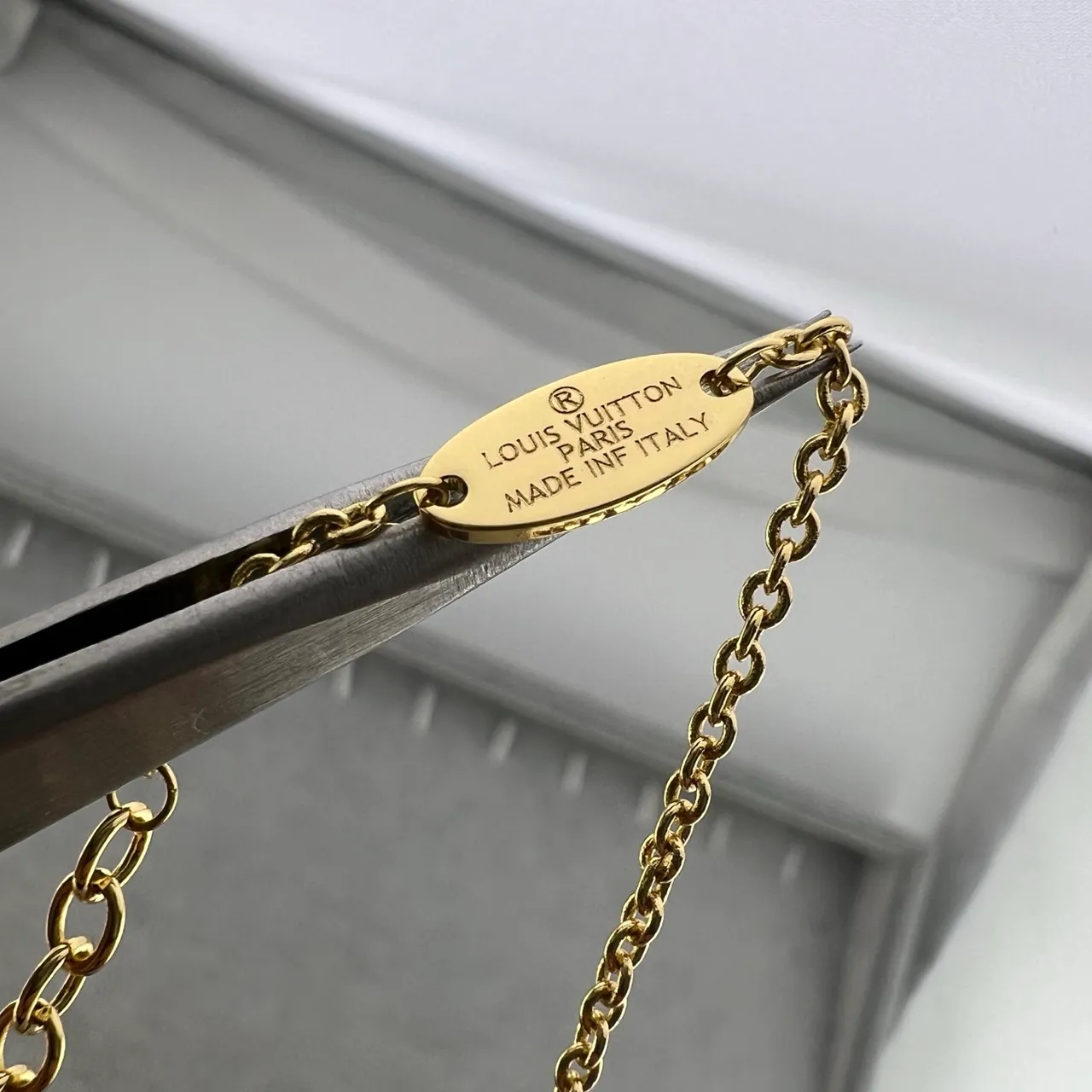 Louis Vuitton Monogram Charm Thin Chain Bracelets 2