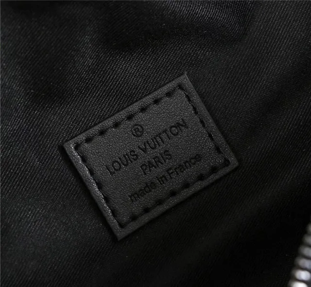 Louis Vuitton Monogram Embossed Black Fashion Belt Bag 8