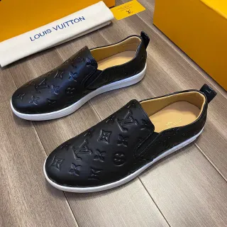 Louis Vuitton 印花一脚蹬乐福鞋