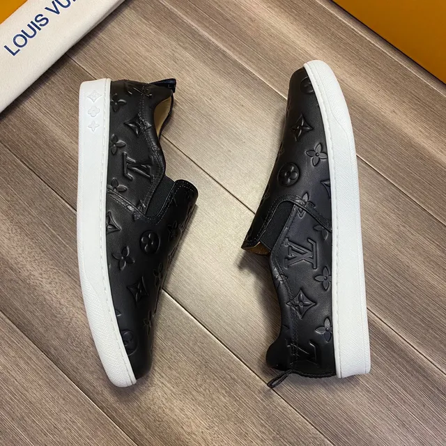 Louis Vuitton Monogram-Embossed Slip-On Loafers 5