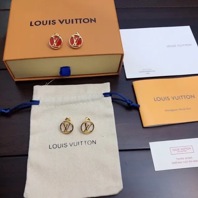 Louis Vuitton Monogram Enamel Stud Earrings 2