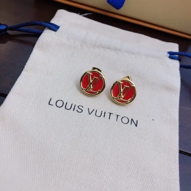 Louis Vuitton Monogram Enamel Stud Earrings 6