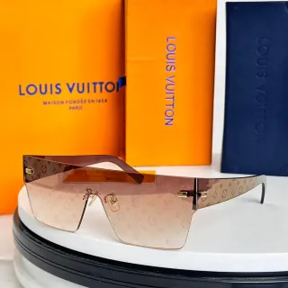 Louis Vuitton Monogram Shield Gradient Amber Sunglasses