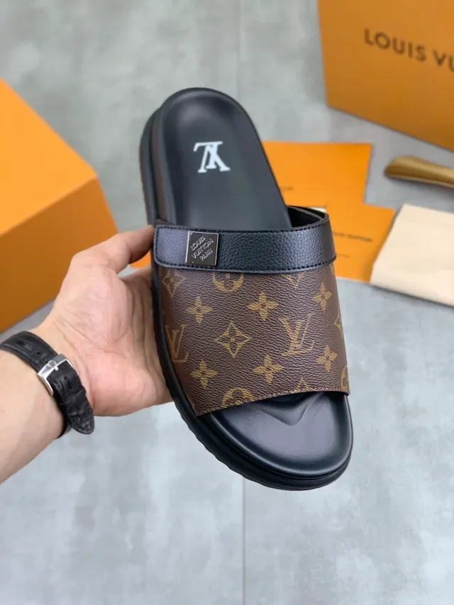 Louis Vuitton Monogram Slide Slippers 10