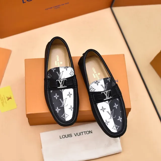 Louis Vuitton Monogram Split-Color Loafers 1