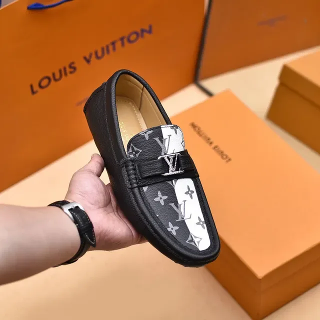 Louis Vuitton Monogram Split-Color Loafers 6