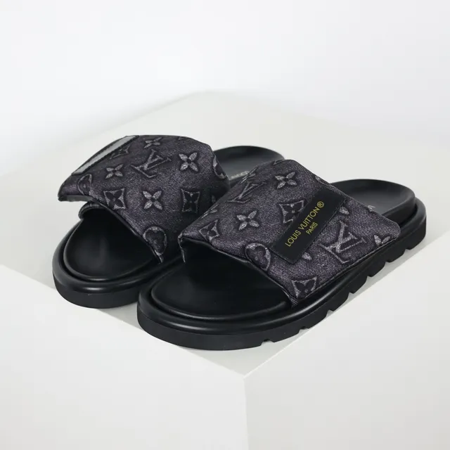 Louis Vuitton Monogrammed Double-Strap Slide Slippers 2