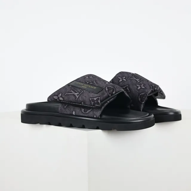 Louis Vuitton Monogrammed Double-Strap Slide Slippers 3
