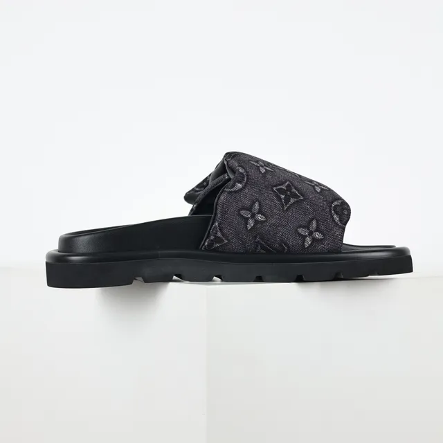 Louis Vuitton Monogrammed Double-Strap Slide Slippers 7