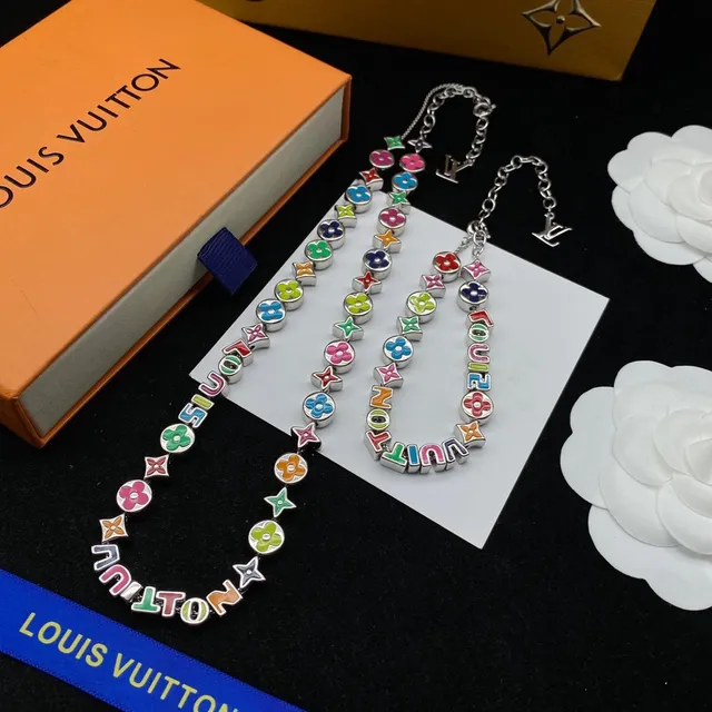 Louis Vuitton Multicolor Enamel Charm Necklace 2