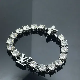 Louis Vuitton Pavé-Crystal Monogram Bracelet
