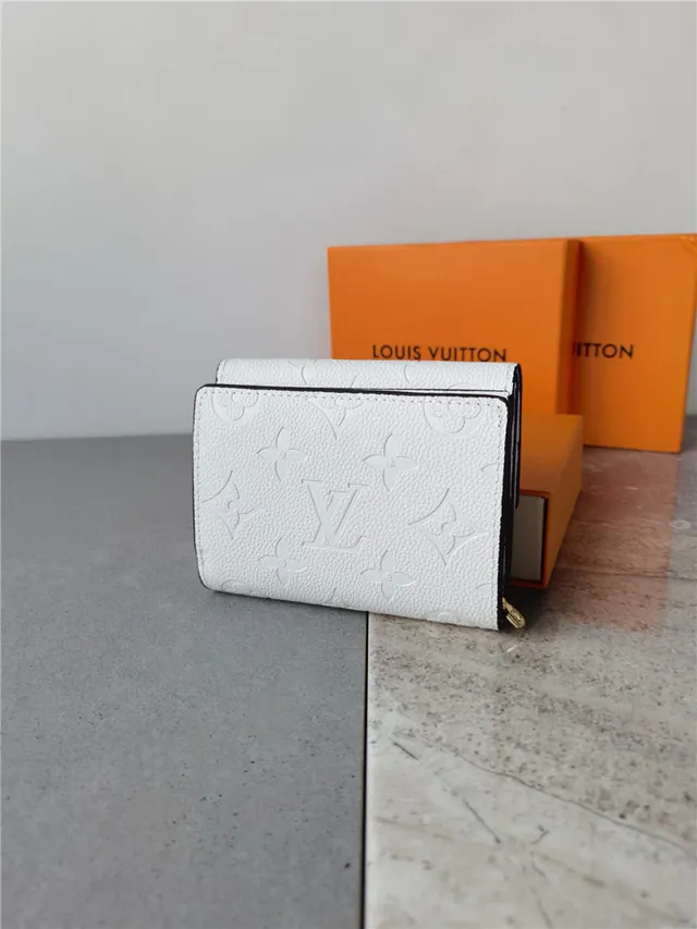 Louis Vuitton Petite Malle Black Empreinte Leather Short Wallet 2