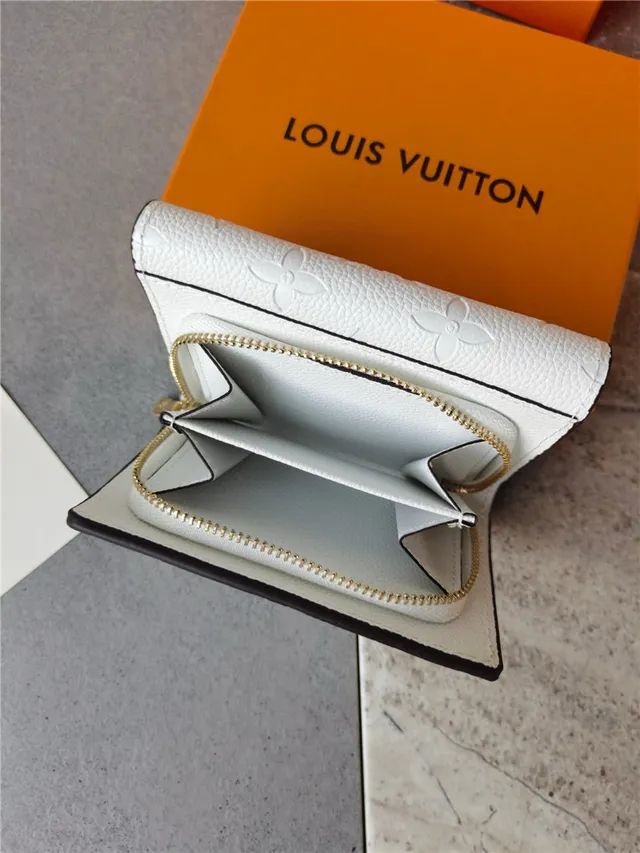 Louis Vuitton Petite Malle Black Empreinte Leather Short Wallet 7
