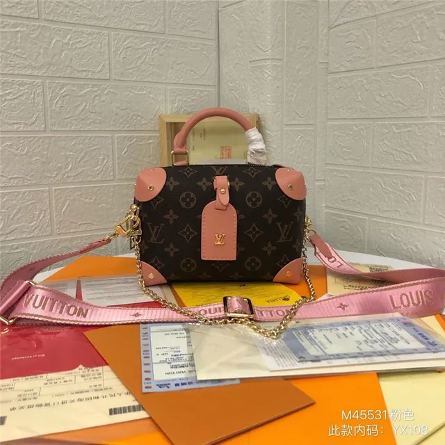 Louis Vuitton Petite Malle কালো মনোগ্রাম ক্যানভাস বোস্টন ব্যাগ 10