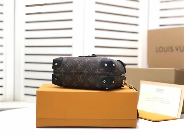 Louis Vuitton Petite Malle কালো মনোগ্রাম ক্যানভাস বোস্টন ব্যাগ 16