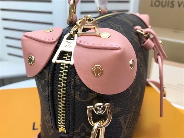 Louis Vuitton Petite Malle কালো মনোগ্রাম ক্যানভাস বোস্টন ব্যাগ 24