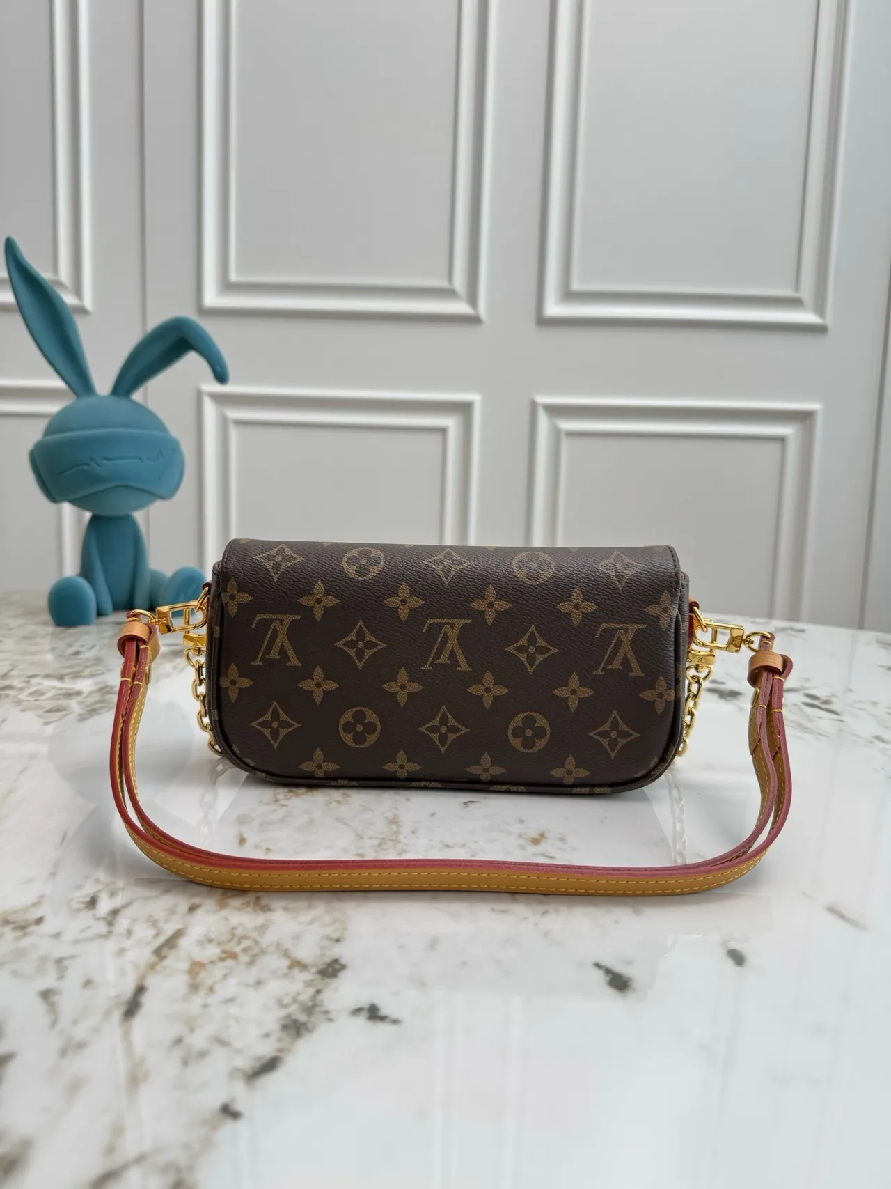 Louis Vuitton Pochette Metis Marron Or Monogramme Toile Enduite Sangle Chaîne Sac à bandoulière 7