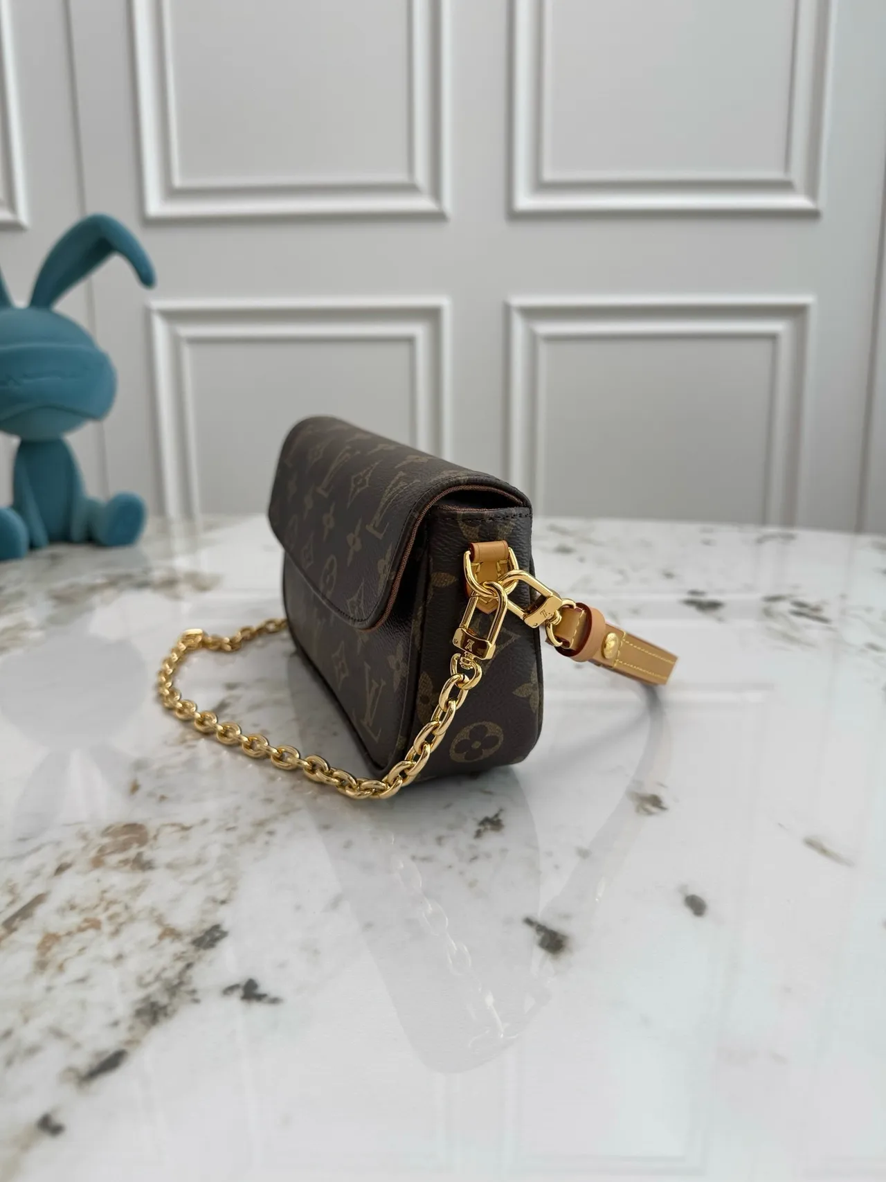 Louis Vuitton Pochette Metis Marron Or Monogramme Toile Enduite Sangle Chaîne Sac à bandoulière 8