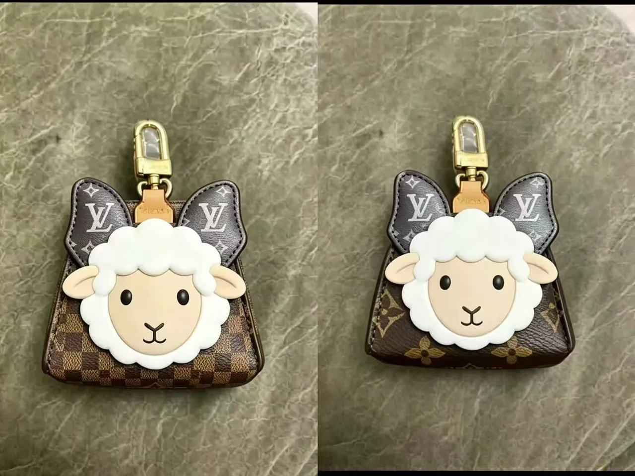 Louis Vuitton Charm Mouton Poche Lavande Monogramme Sac à Main 2