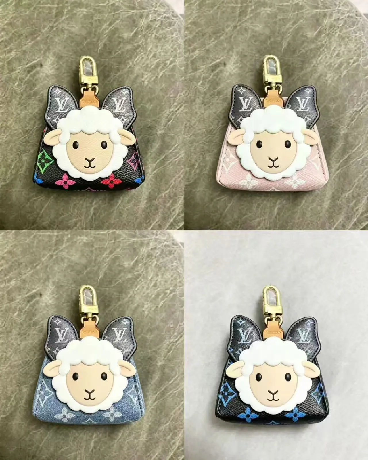 Louis Vuitton Charm Mouton Poche Lavande Monogramme Sac à Main 3