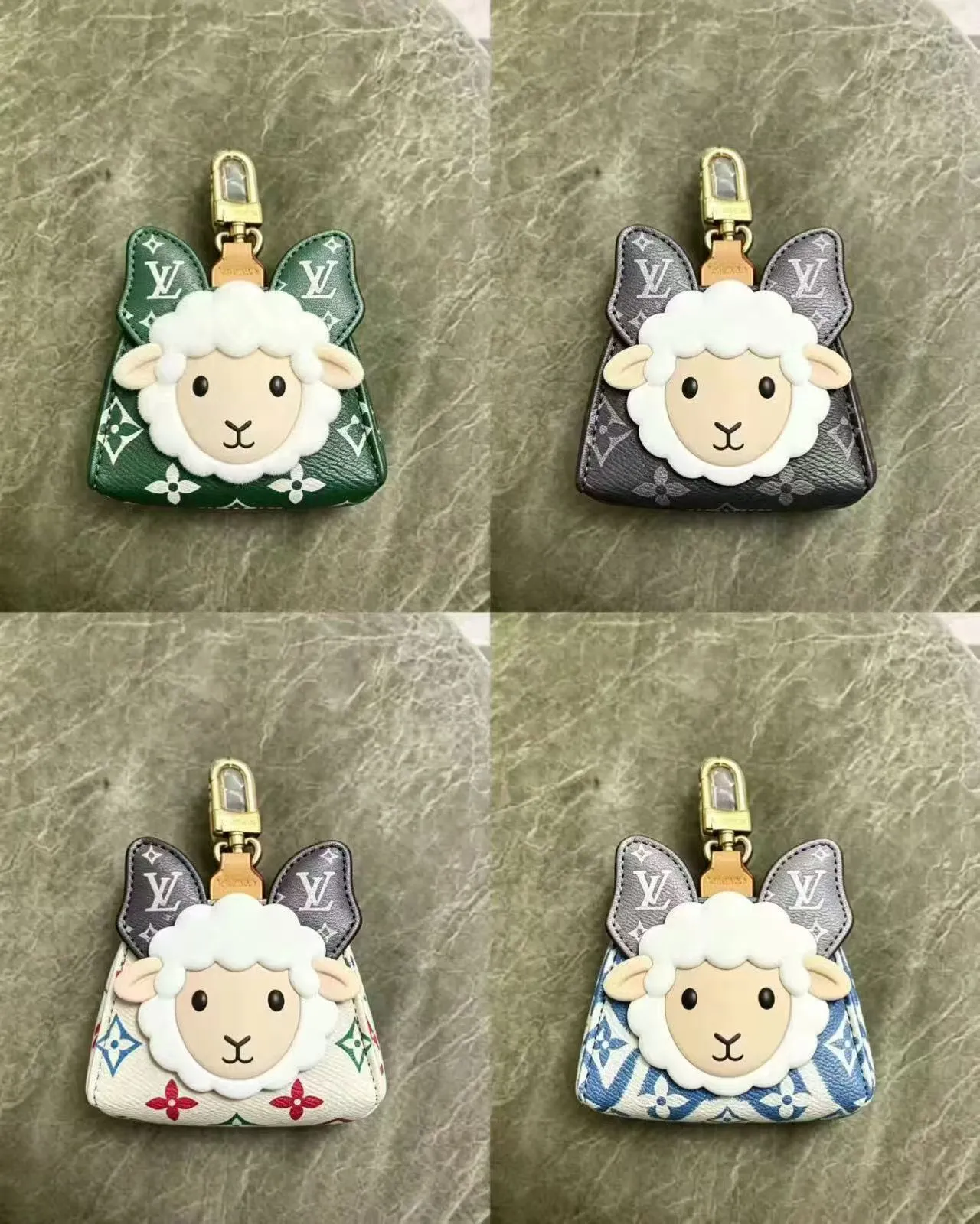 Louis Vuitton Charm Mouton Poche Lavande Monogramme Sac à Main 5