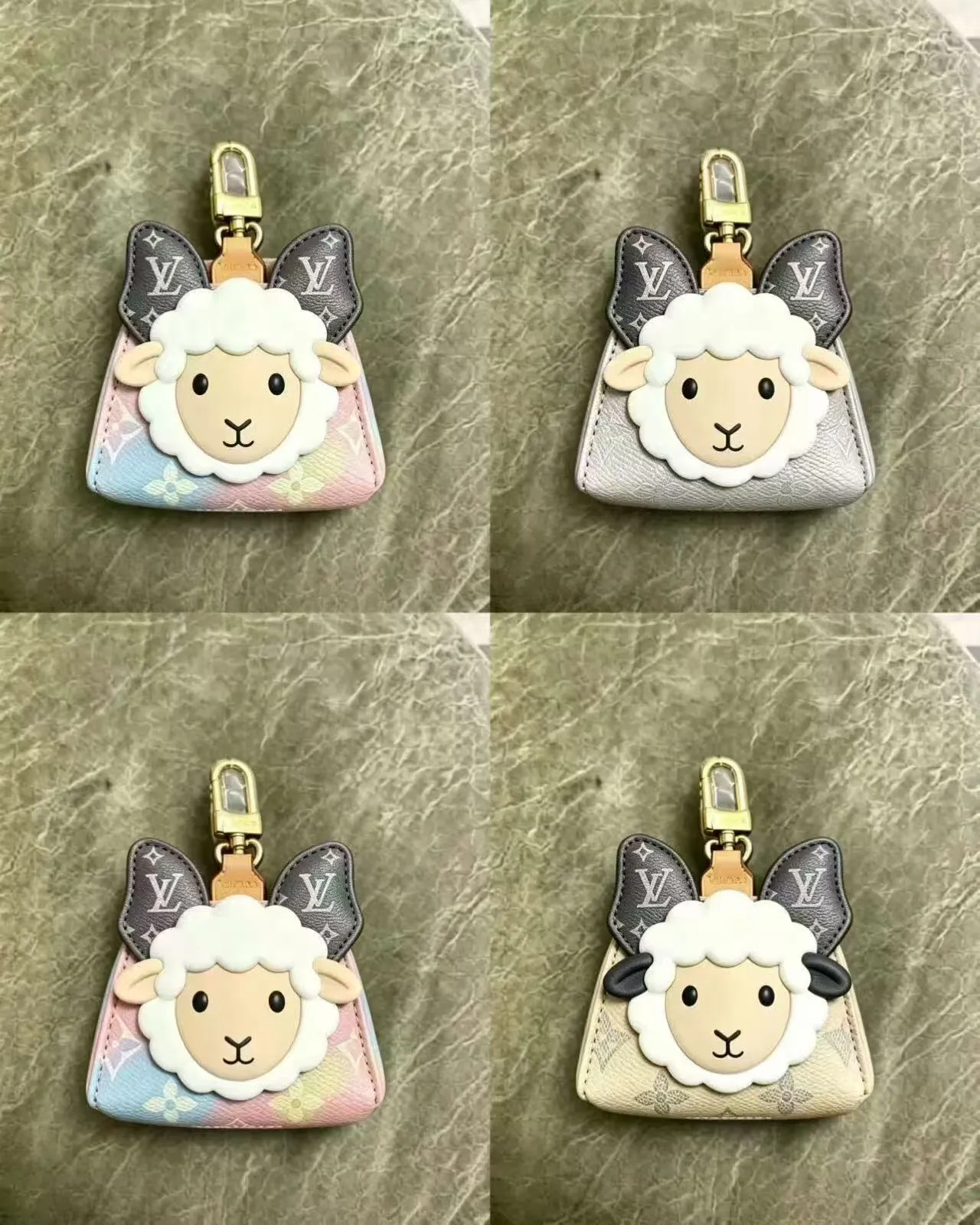 Louis Vuitton Charm Mouton Poche Lavande Monogramme Sac à Main 6