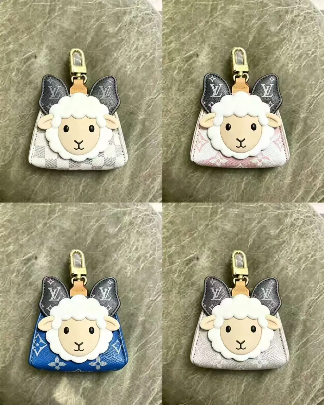 Louis Vuitton Charm Mouton Poche Lavande Monogramme Sac à Main 7
