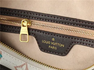 Louis Vuitton Speedy 25 Monogram Canvas Tan Leather Boston Bag 3