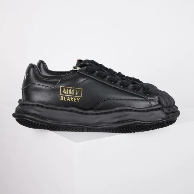 MMY Blakey Black Leather Lifestyle Sneaker 3